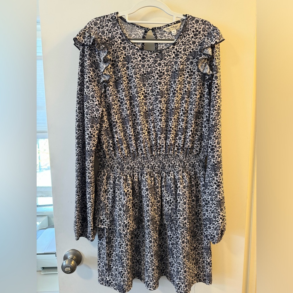 Miss Selfridge Long Sleeve Floral Dress